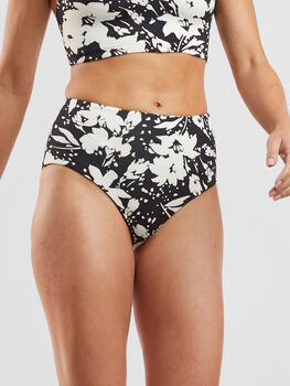 Two-Fer Reversible Bikini Bottom - Leilani Print